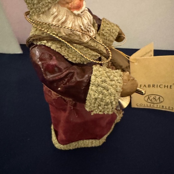 KSA Collectibles Kurt Adler Santa Ornament 5” - Picture 11 of 12